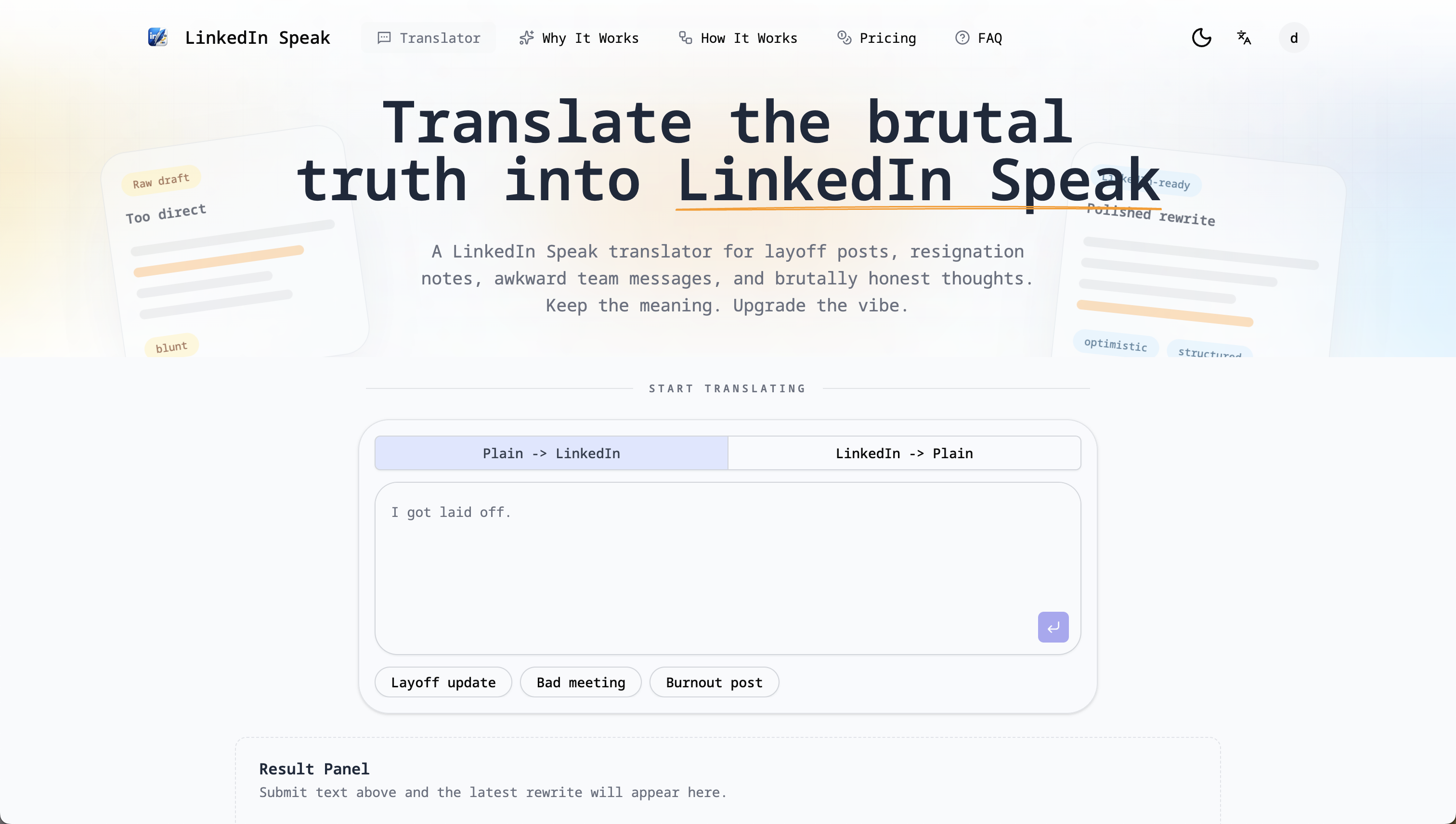 LinkedIn Speak Translator | What LinkedIn Speak Means